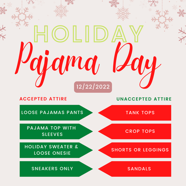 Holiday Pajama Day Attire
