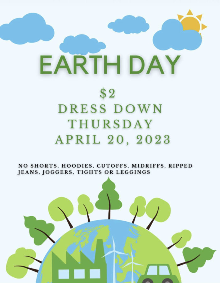 Earth Day Dress Down- Thursday April 20