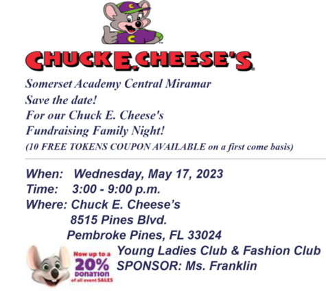 Chuck E Cheese Tonight