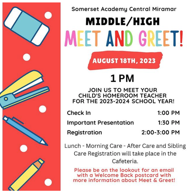 Middle/High Meet and Greet