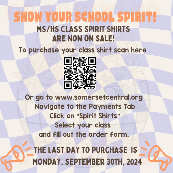 Class Shirts Sale Flyer QR Code