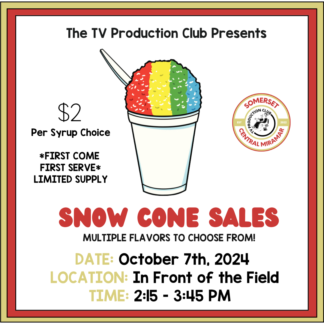 Snow Cones Sale