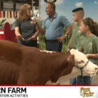 Visitors at the Maryland State Fair fairgrounds in Timonium near Baltimore