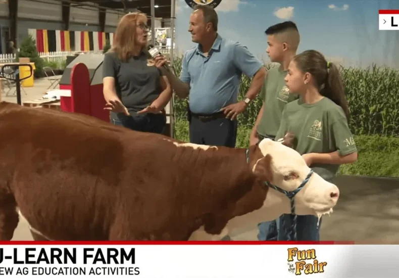 Visitors at the Maryland State Fair fairgrounds in Timonium near Baltimore