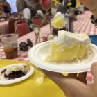 Fairgoers sample new foods including pie, corndogs, and turkey legs at the Minnesota State Fair